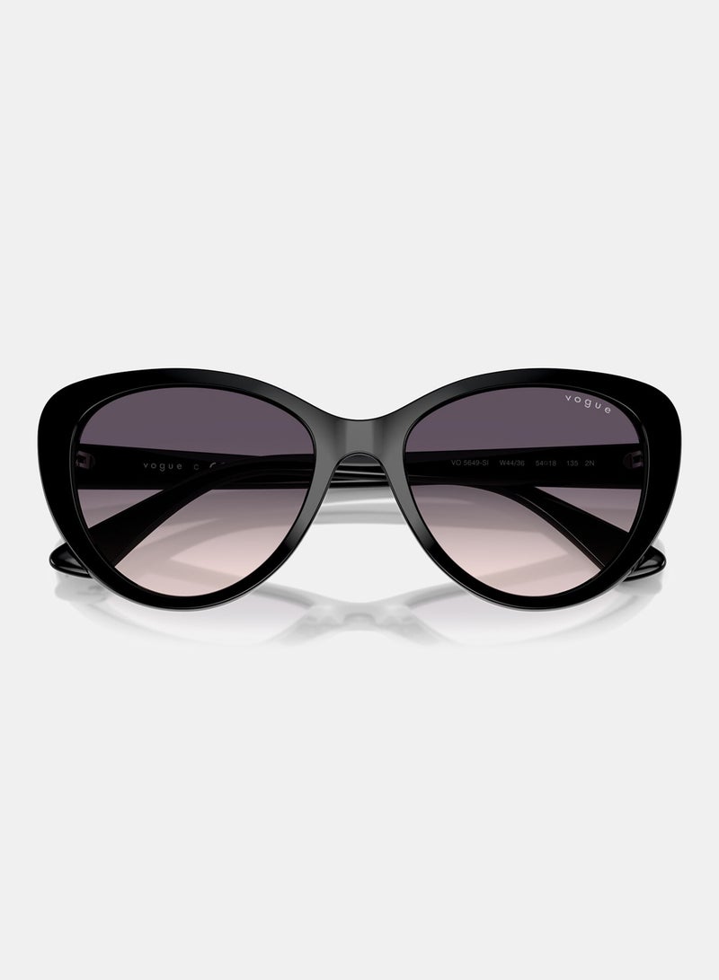 Vogue Full Rim Butterfly Sunglasses 5649SI, 54, W44, 36 - Image 5